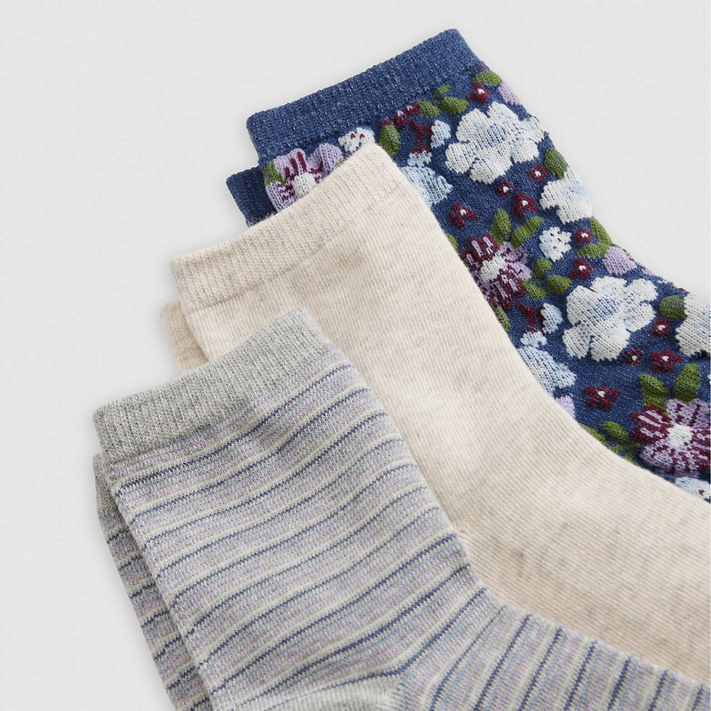 Levi's TEXTURED FLORAL CREW CUT SOCKS outlook