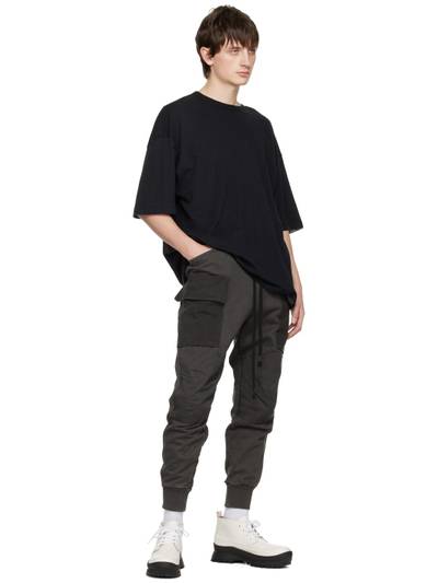 The Viridi-anne Gray Dyed Cargo Pants outlook