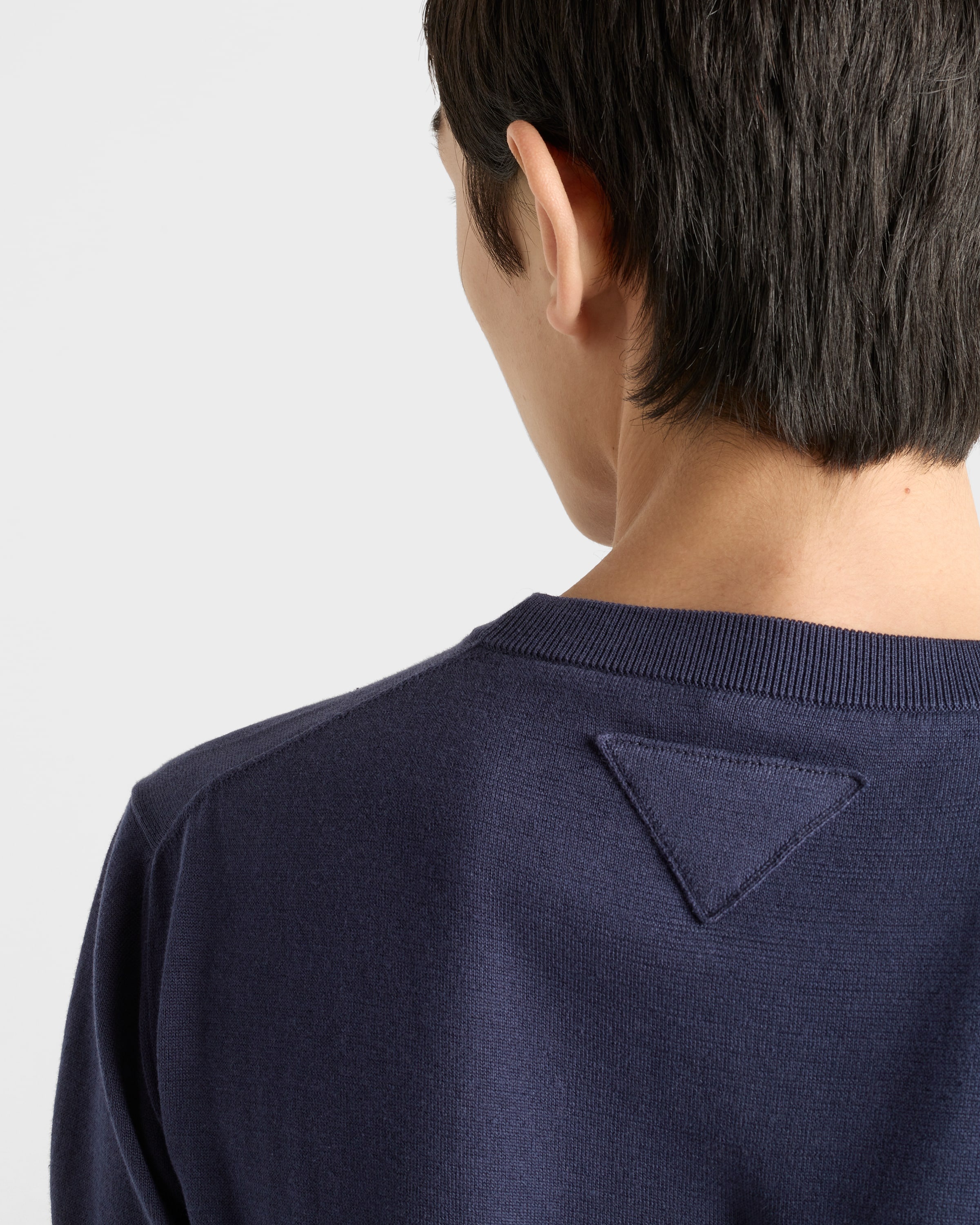 Cotton crew-neck sweater - 6
