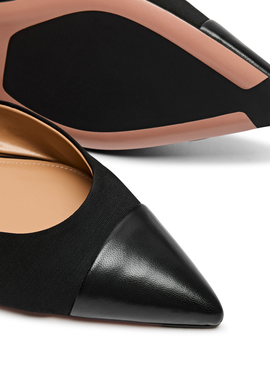 Milanese faille slingback flats - 4