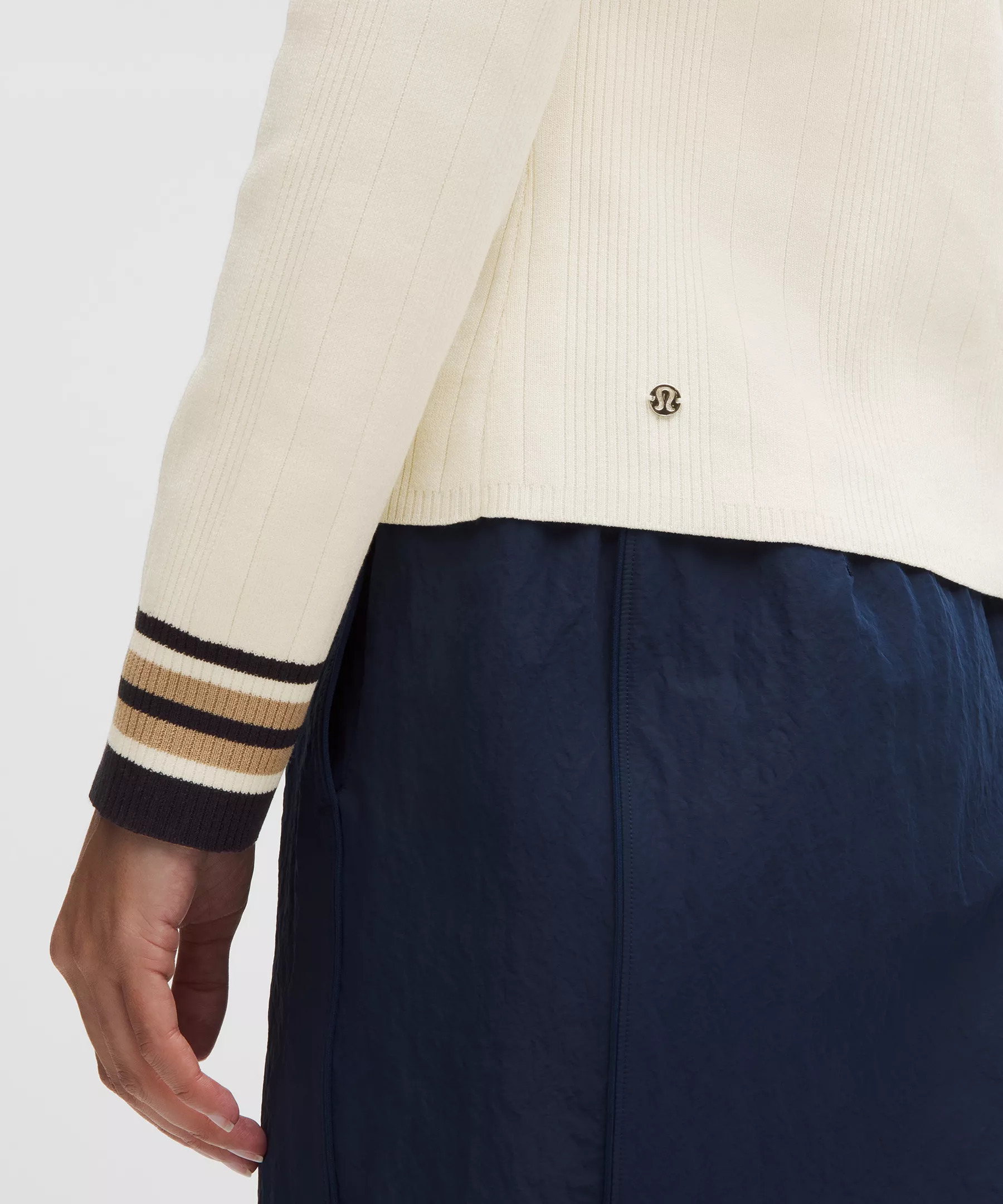 Cotton-Blend Long-Sleeve Crew - 5