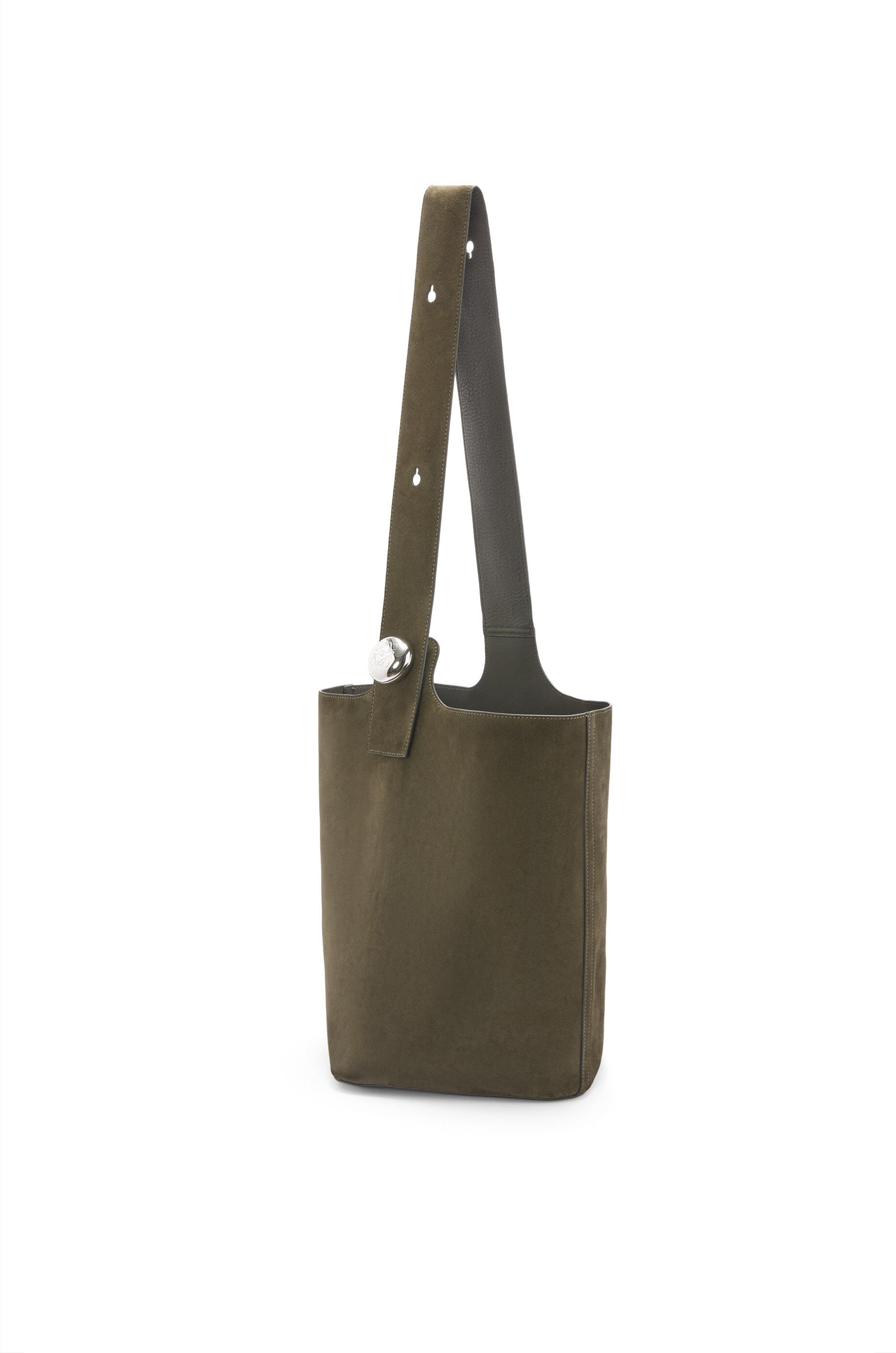 Loewe Large Pebble bucket bag in suede calfskin | REVERSIBLE