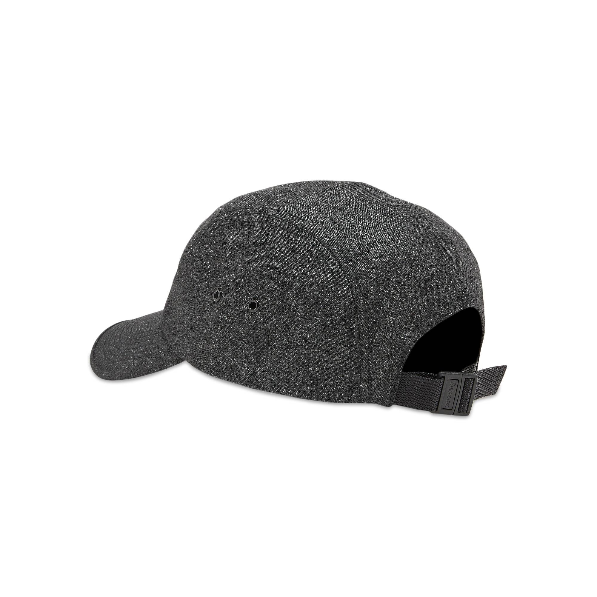 Supreme Glitter Cordura Camp Cap 'Black' - 3