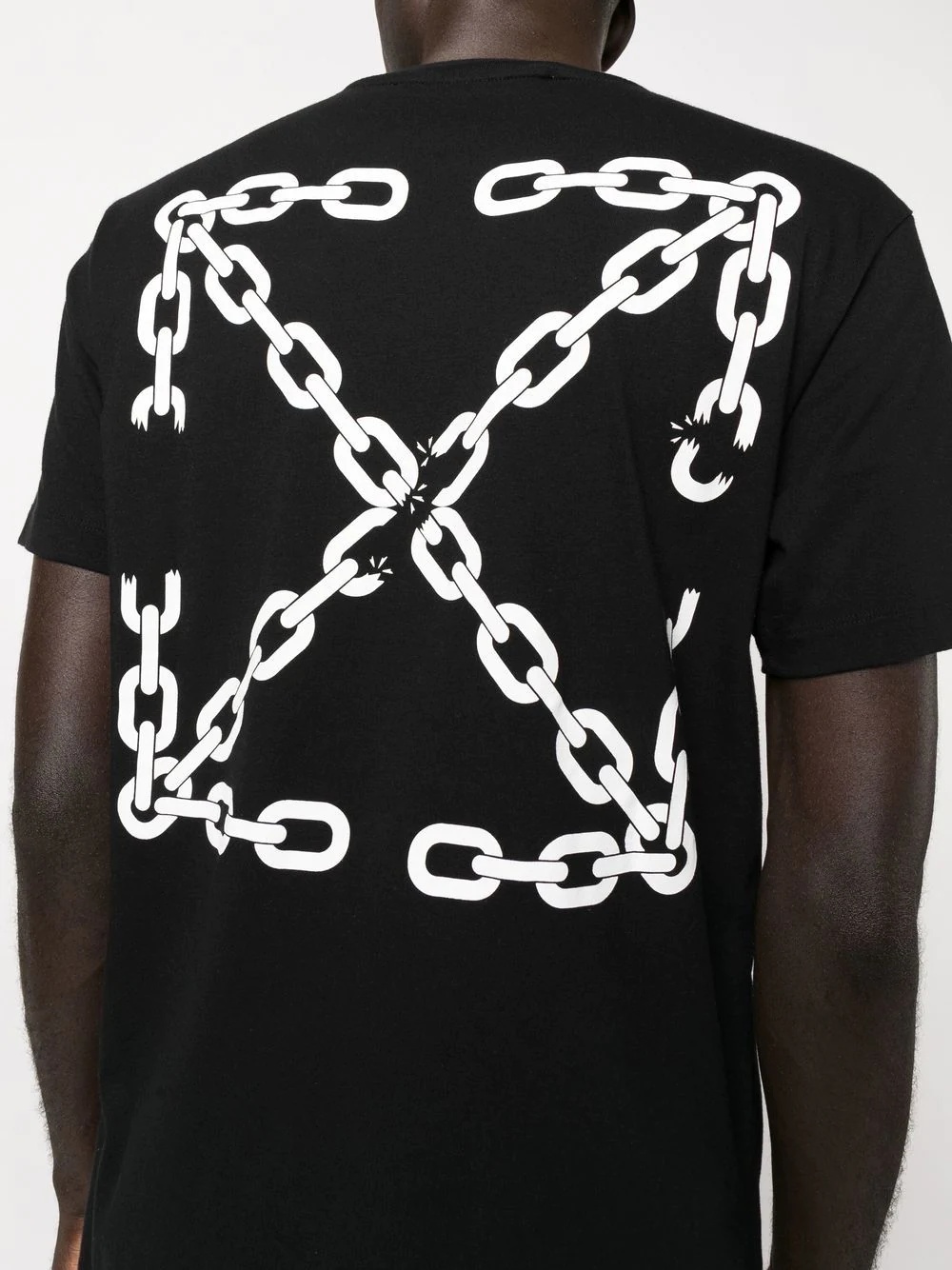 Chain Arrows-print T-shirt - 5