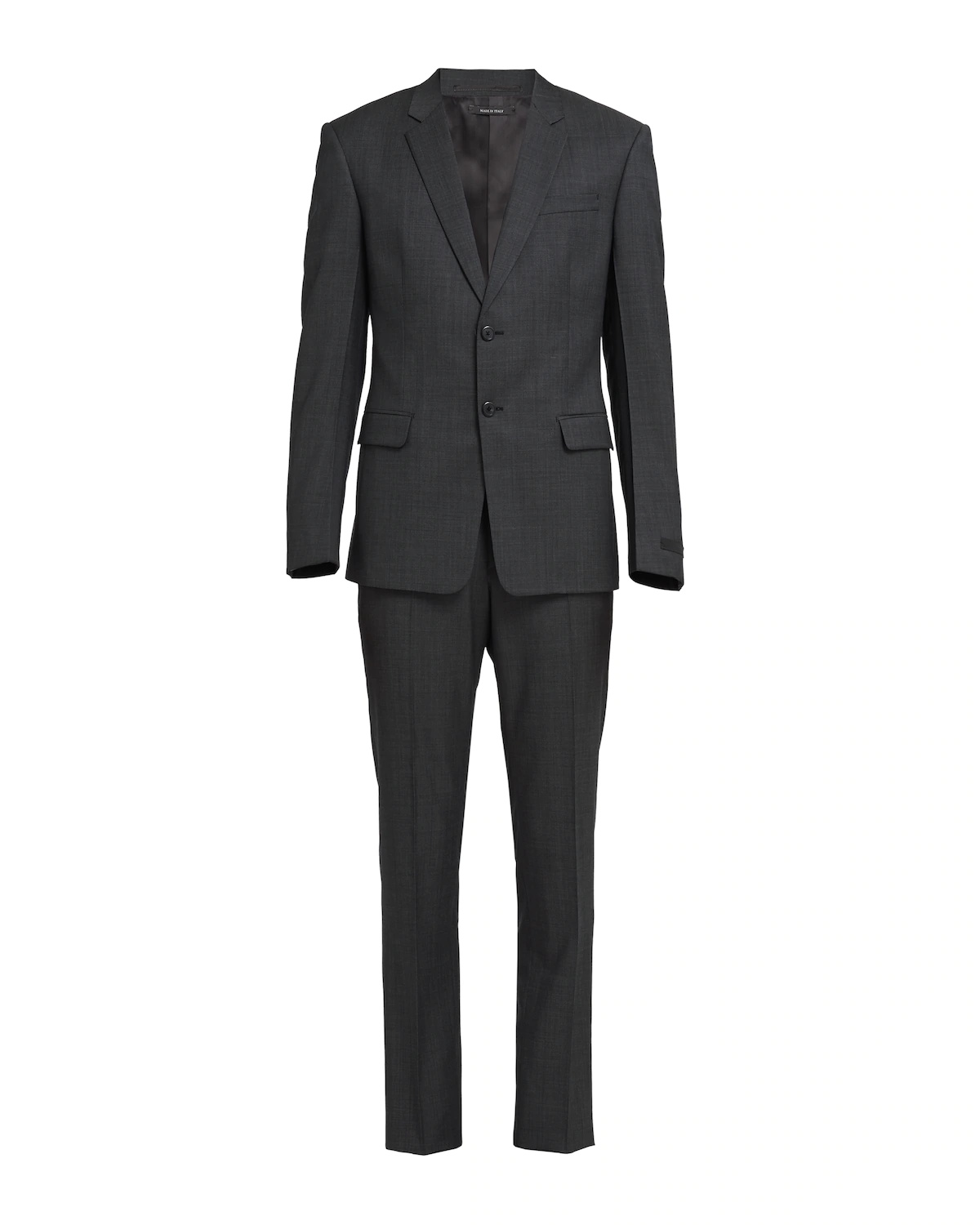 Single-breasted wool suit - 1