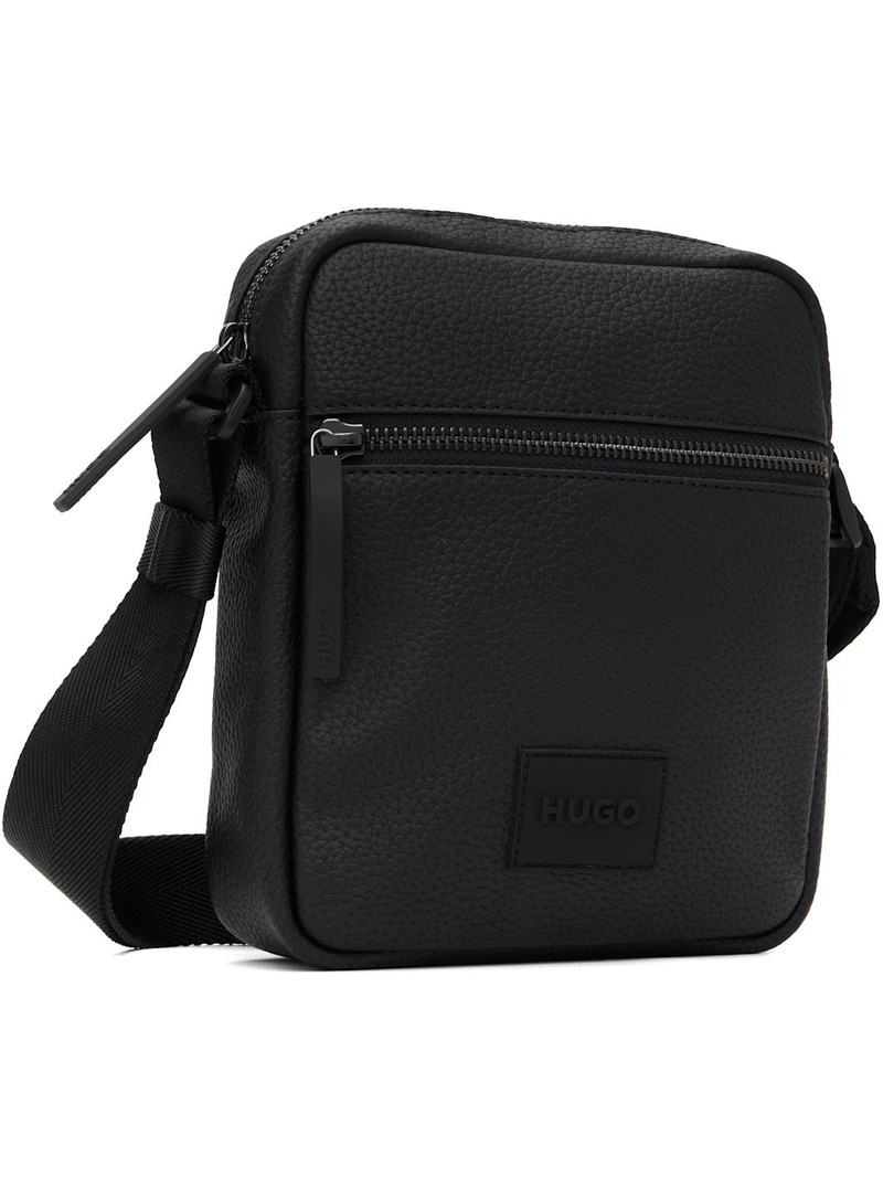 HUGO Black Logo Patch Bag outlook