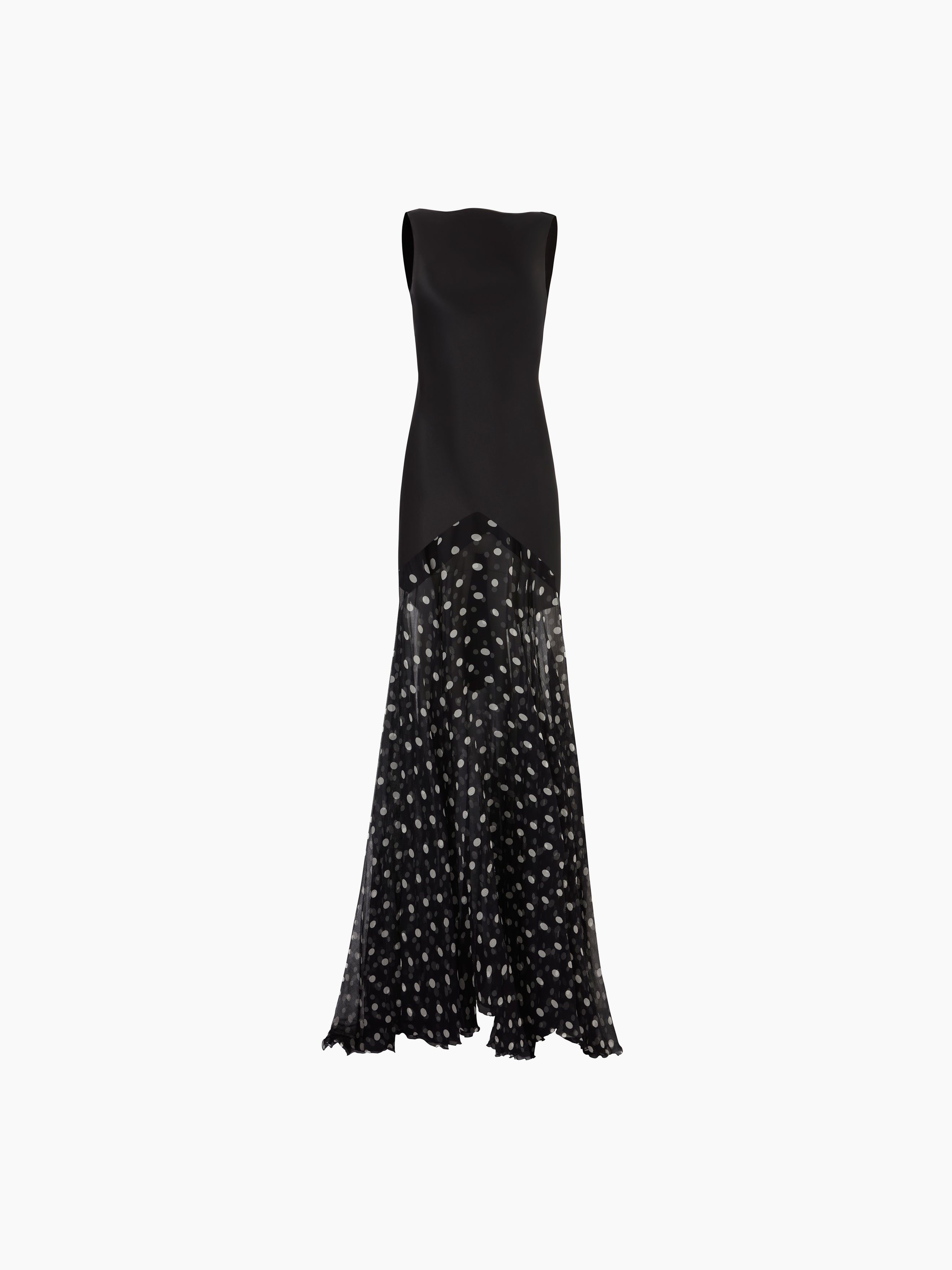 MERMAID DRESS WITH OPEN BACK - 2