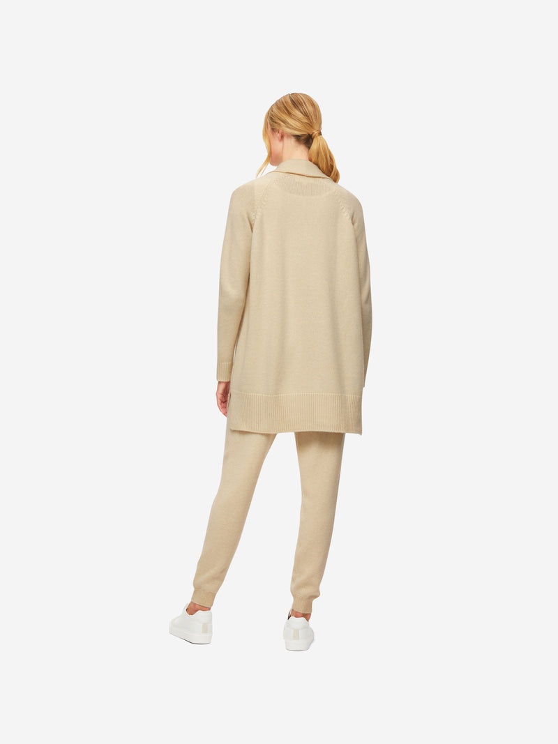 Women's Cardigan Nina 10 Cashmere Cream - 4