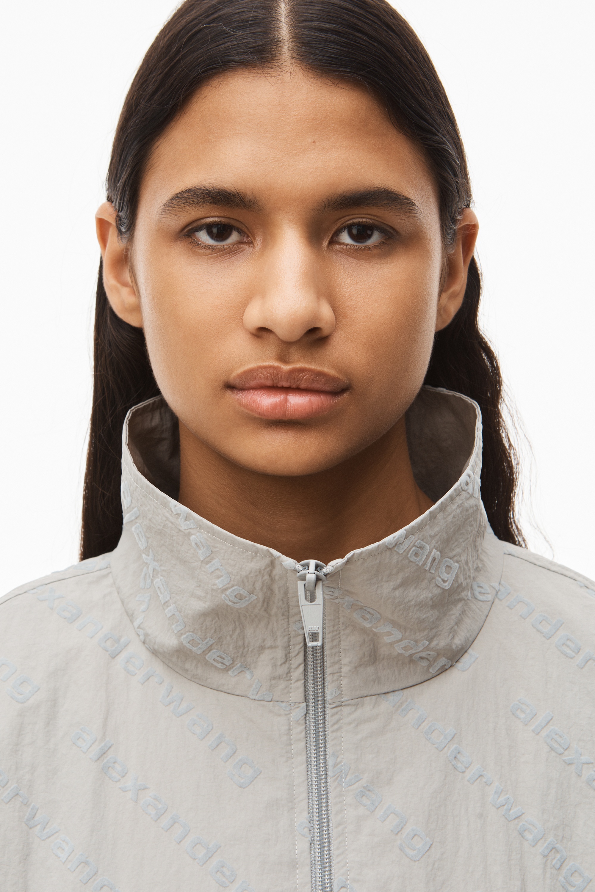 LOGO TRACK JACKET IN CRINKLE NYLON - 5