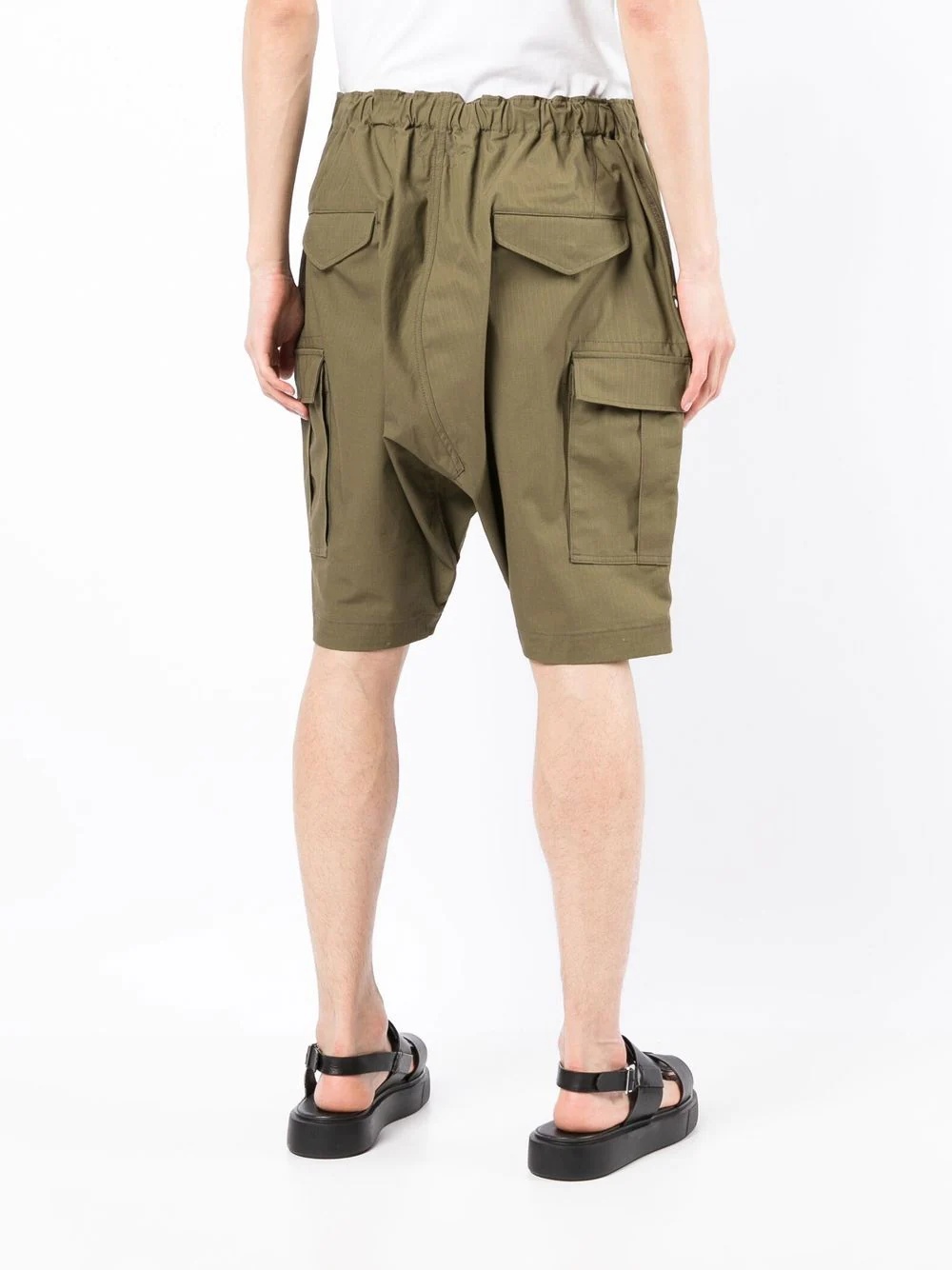 cotton cargo shorts - 4