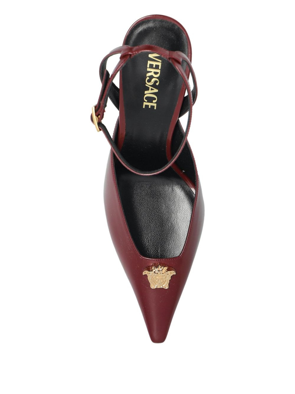 85mm La Medusa embellished pointed-toe heeled pumps - 3