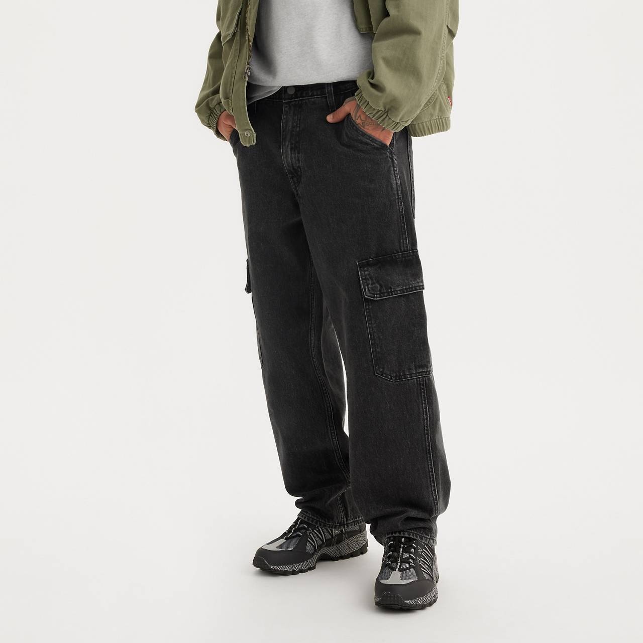 568™ LOOSE STRAIGHT CARGO MEN'S JEANS - 4