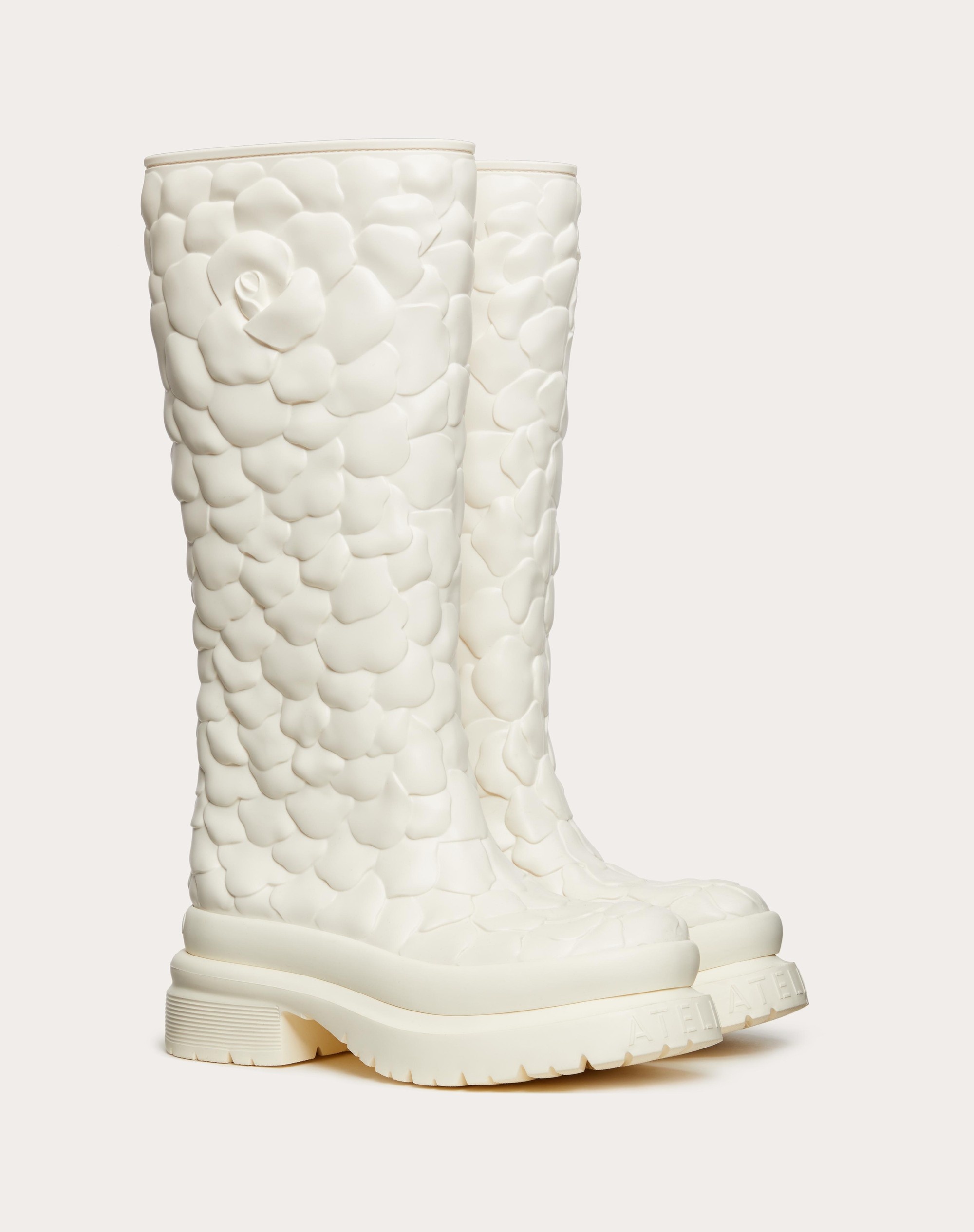 VALENTINO GARAVANI ATELIER SHOES 03 ROSE EDITION RUBBER BOOT 50 MM - 2