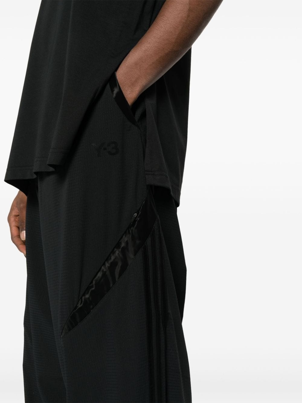 logo-printed panelled track pants - 5