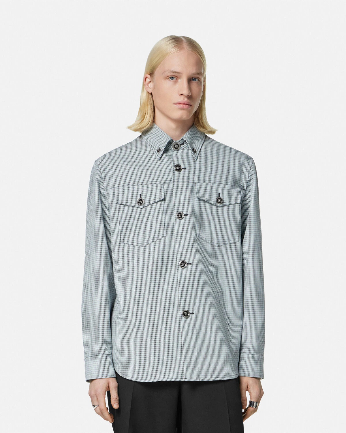 Contrasto Tweed Overshirt - 4