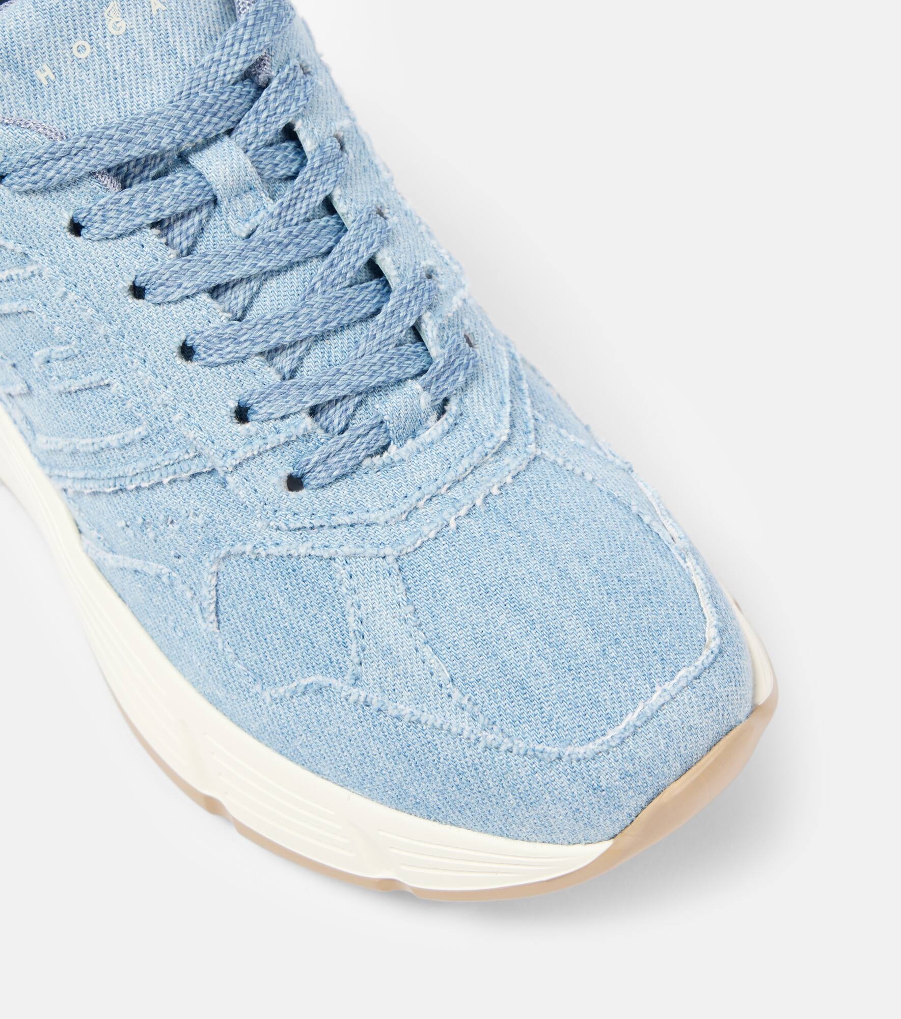 Hi-Fi denim sneakers - 5