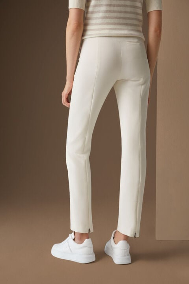 Joy Stretch pants in Off-white 3