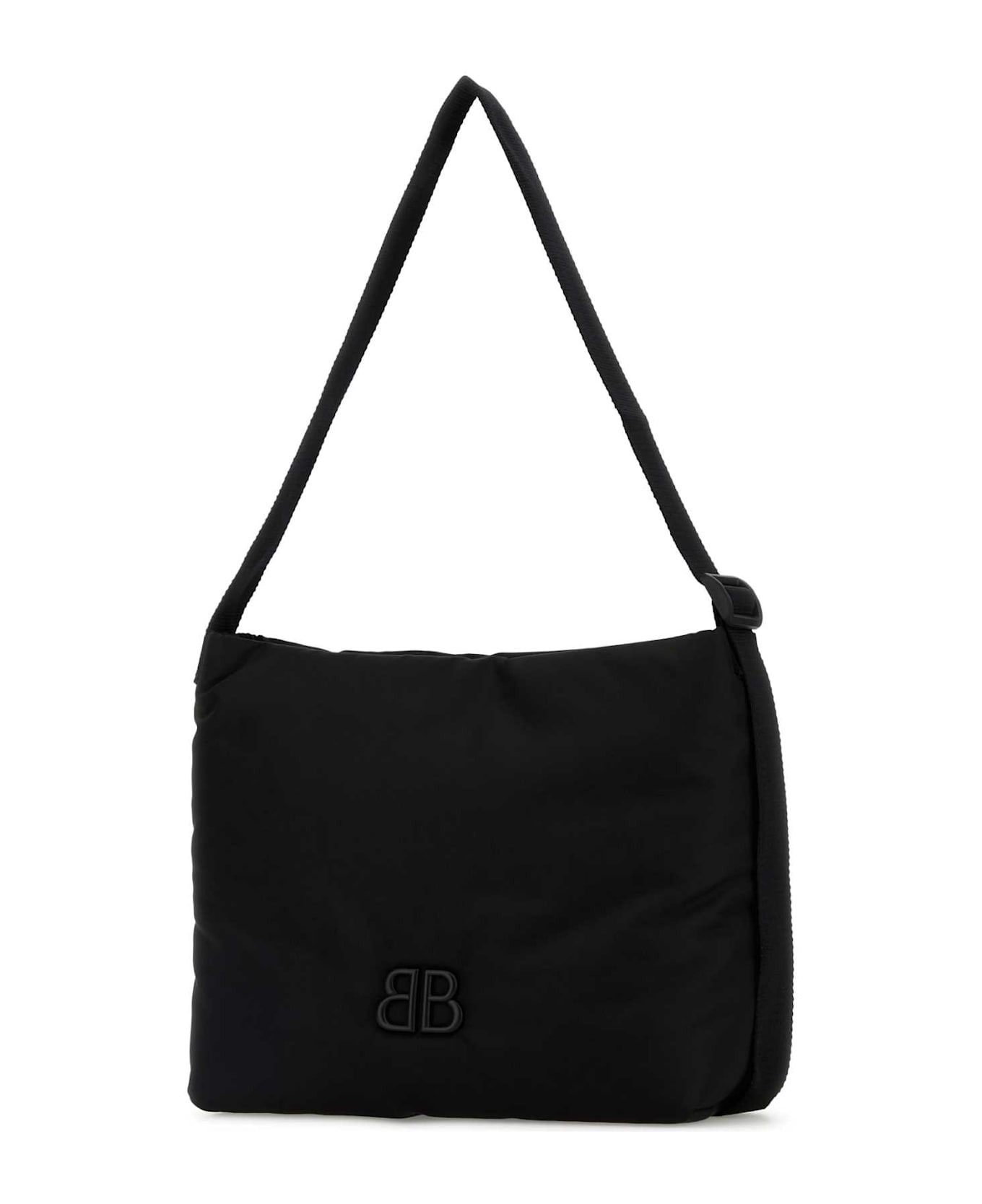 Black Fabric Monaco Shopping Bag - 2