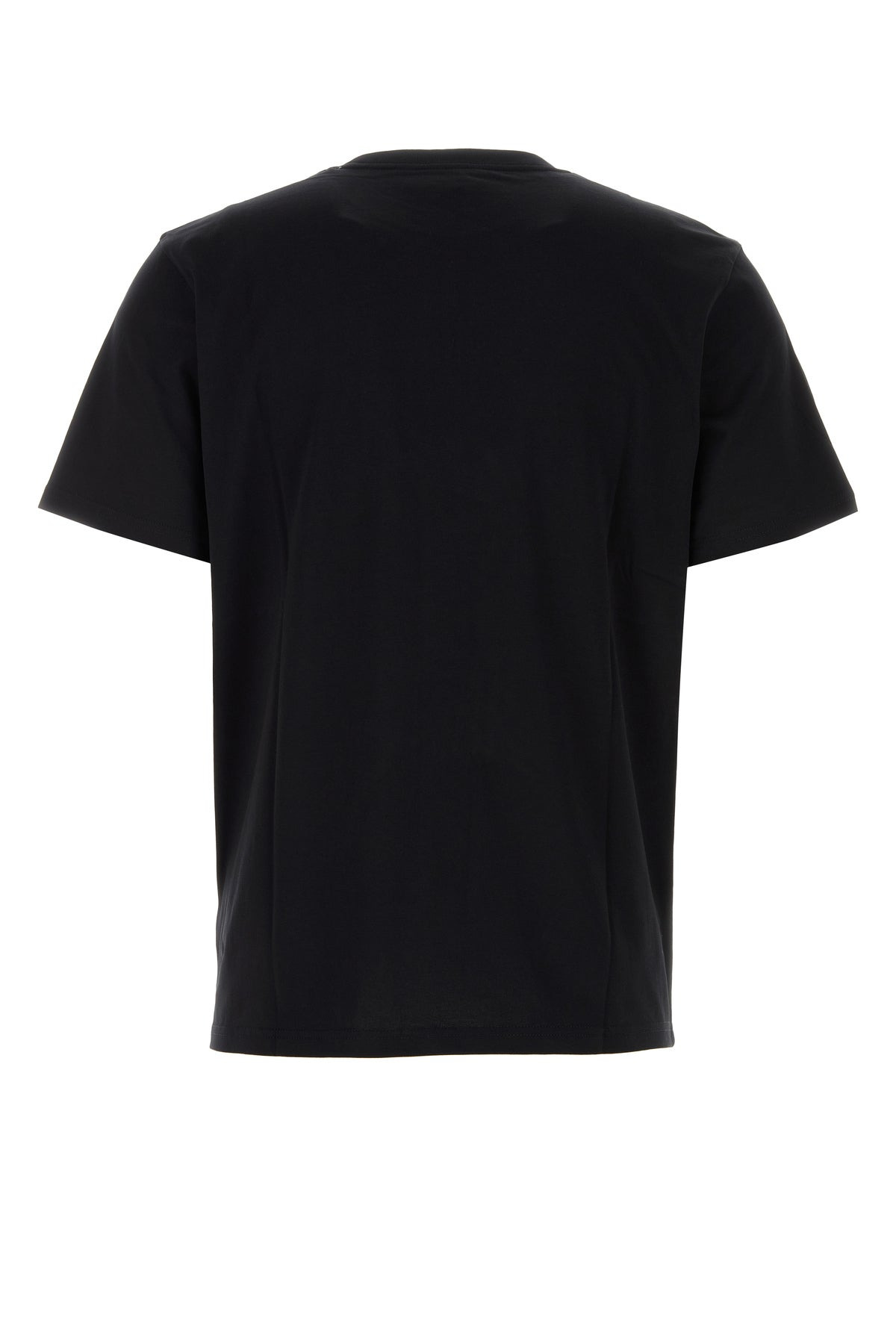 Black cotton S/S Pocket T-shirt - 2