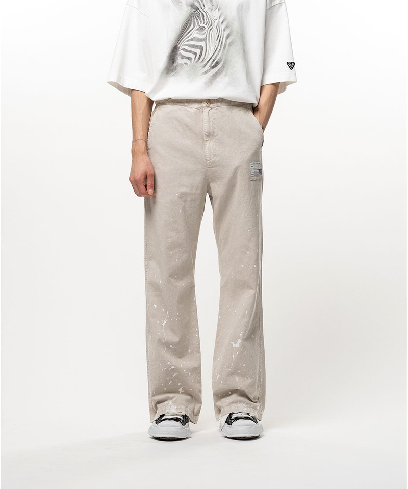 Distressed Cotton Linen Pants 8