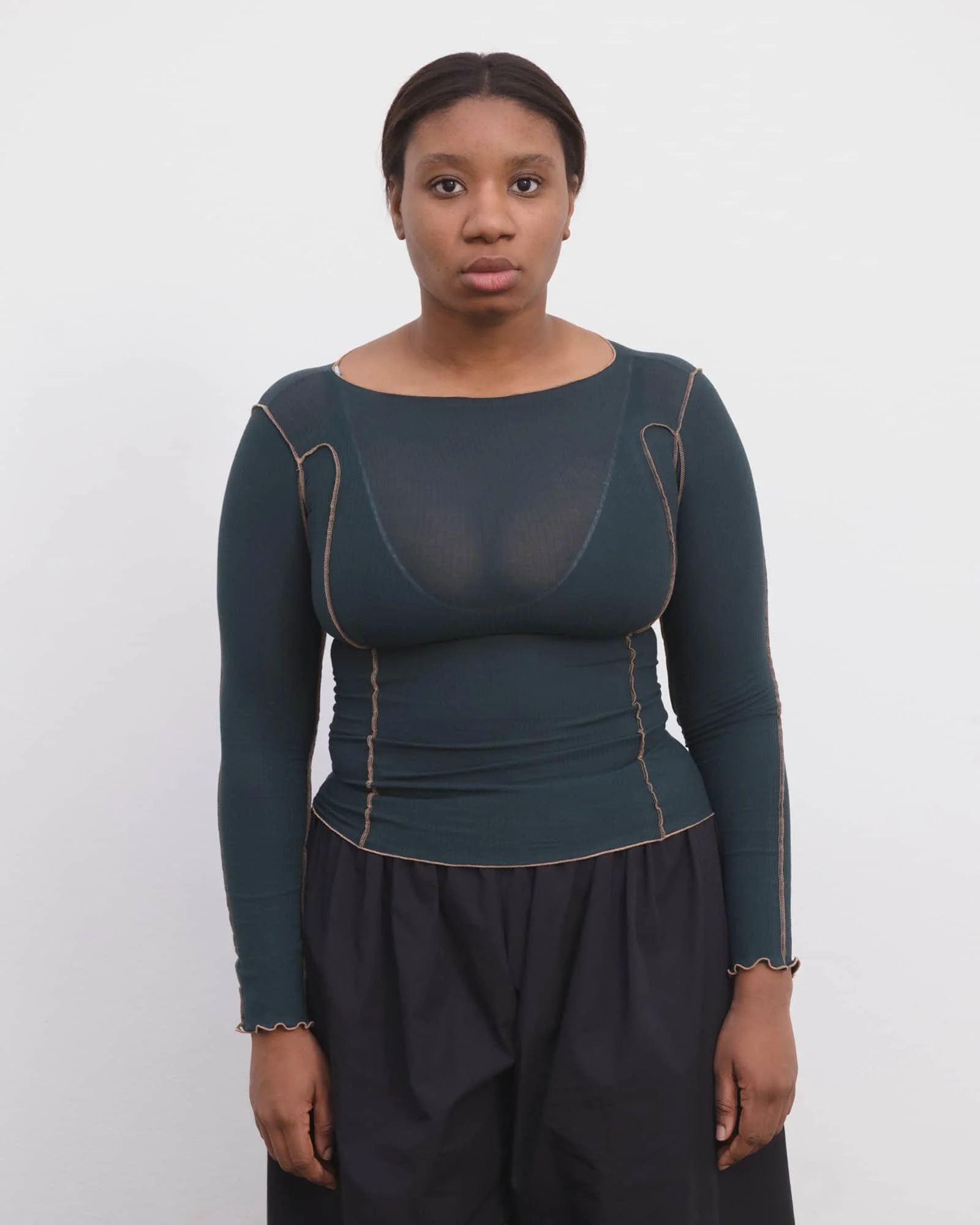 Omato Long Sleeve Tee - Organic Cotton Rib - 1