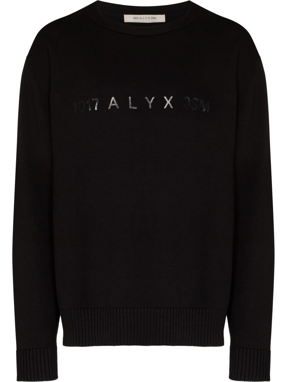 logo-print long-sleeve sweatshirt - 1