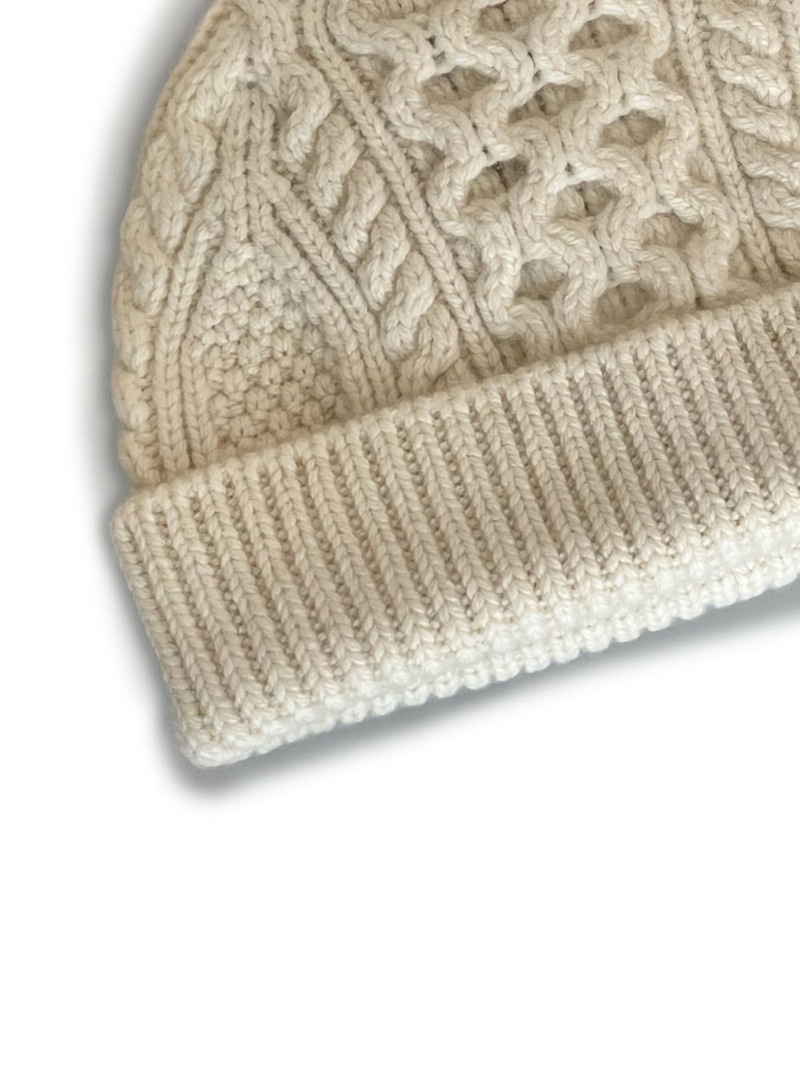 Loro Piana Eyre cable-knit beanie outlook