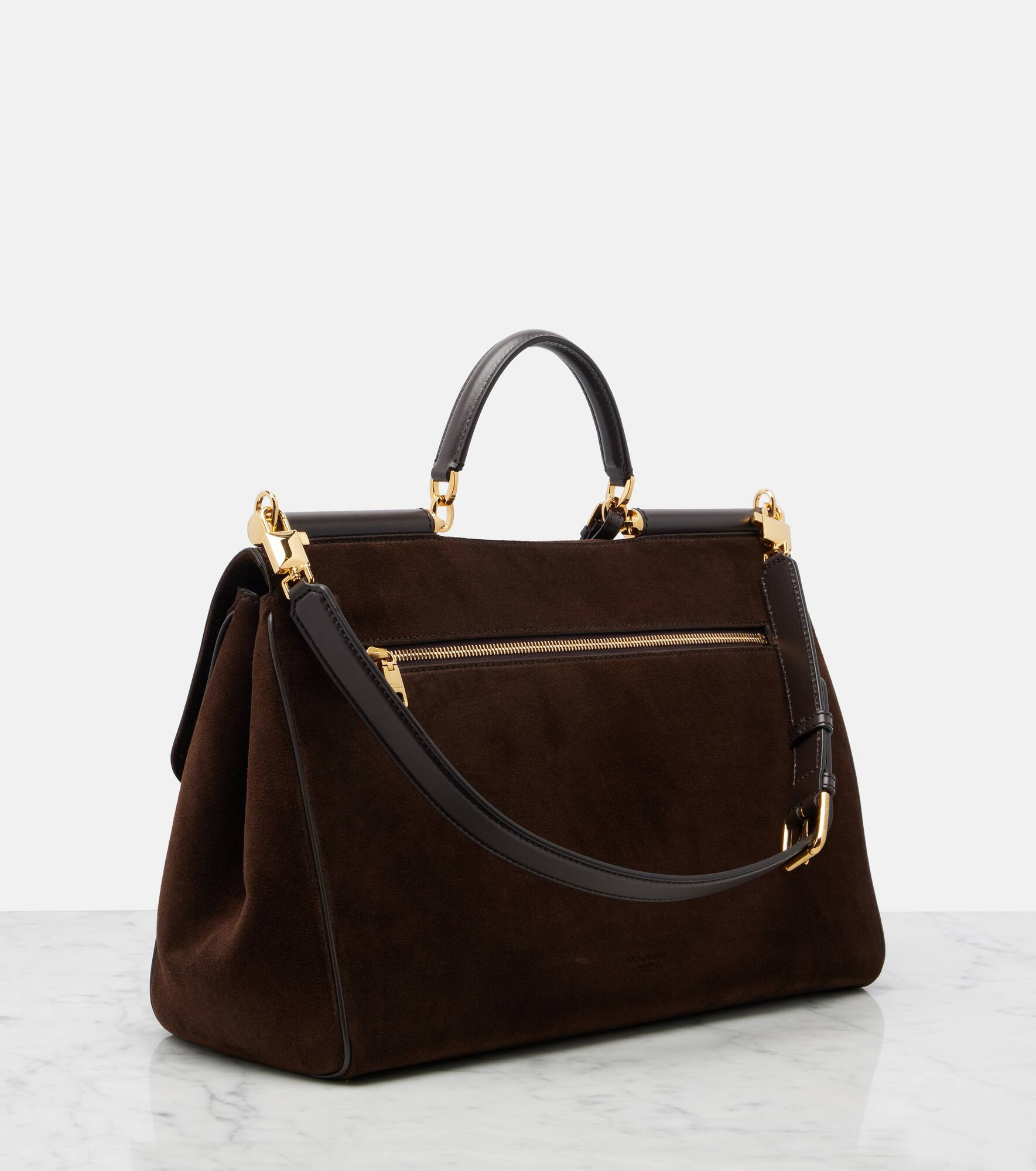 Sicily Large suede tote bag - 4
