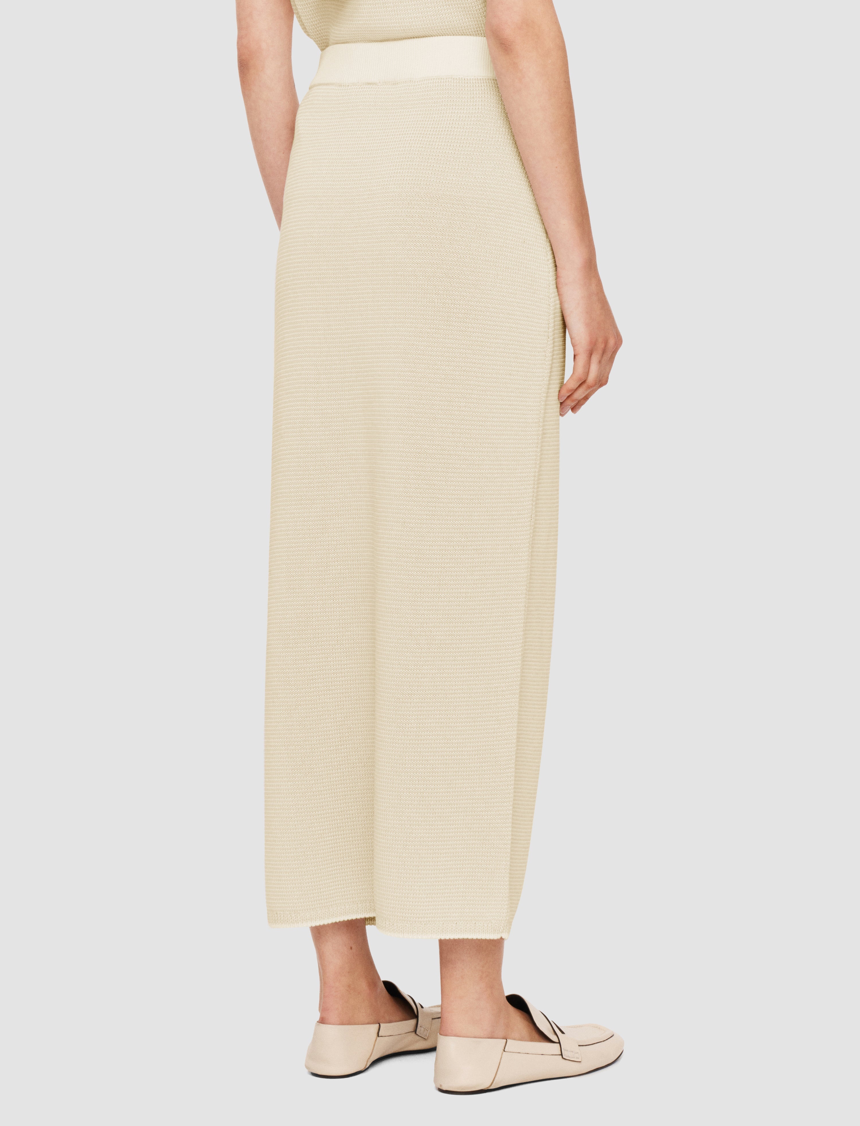 Micro Stripe Knit Skirt - 3