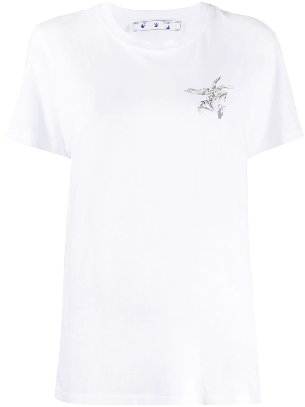 embroidered birds T-shirt - 1