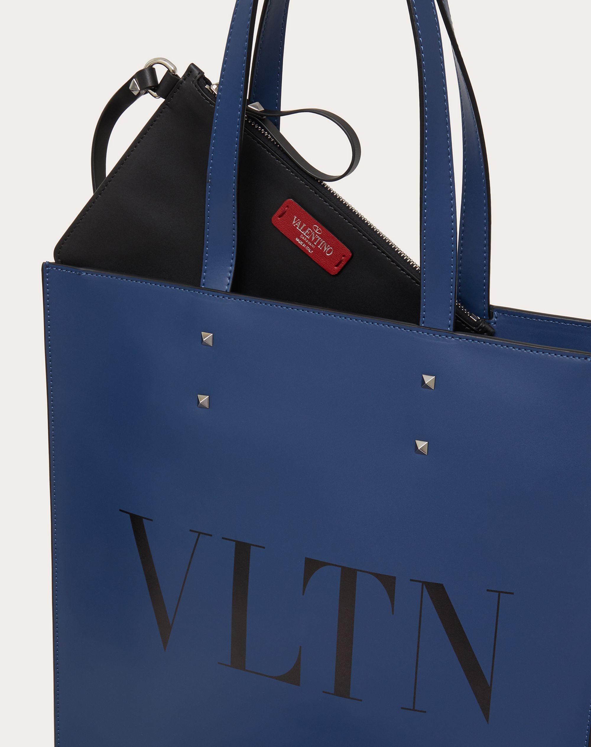 VLTN Leather Tote Bag - 4