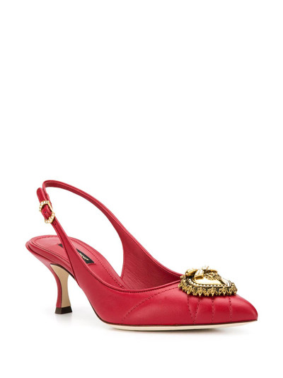 Dolce & Gabbana logo plaque 70mm pumps outlook