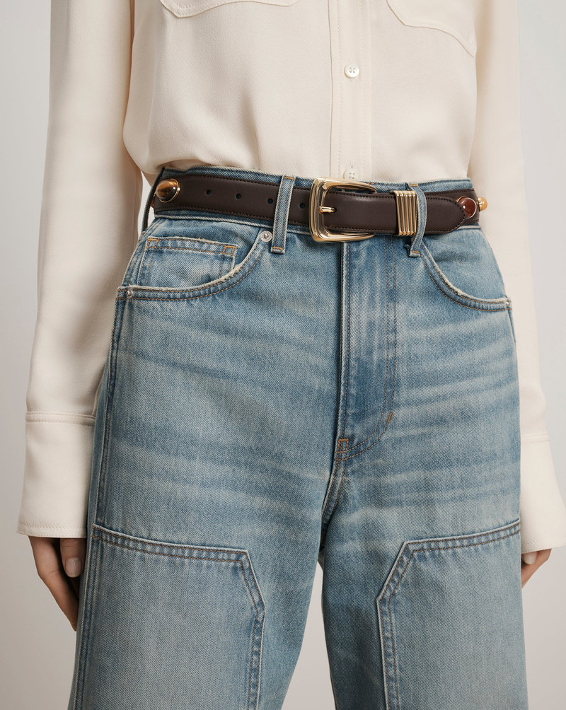VERONICA BEARD ARCH EMBELLISHED BELT outlook