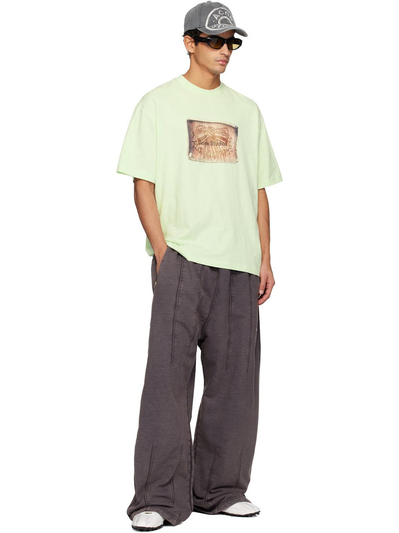 Acne Studios Black Logo Sweatpants outlook