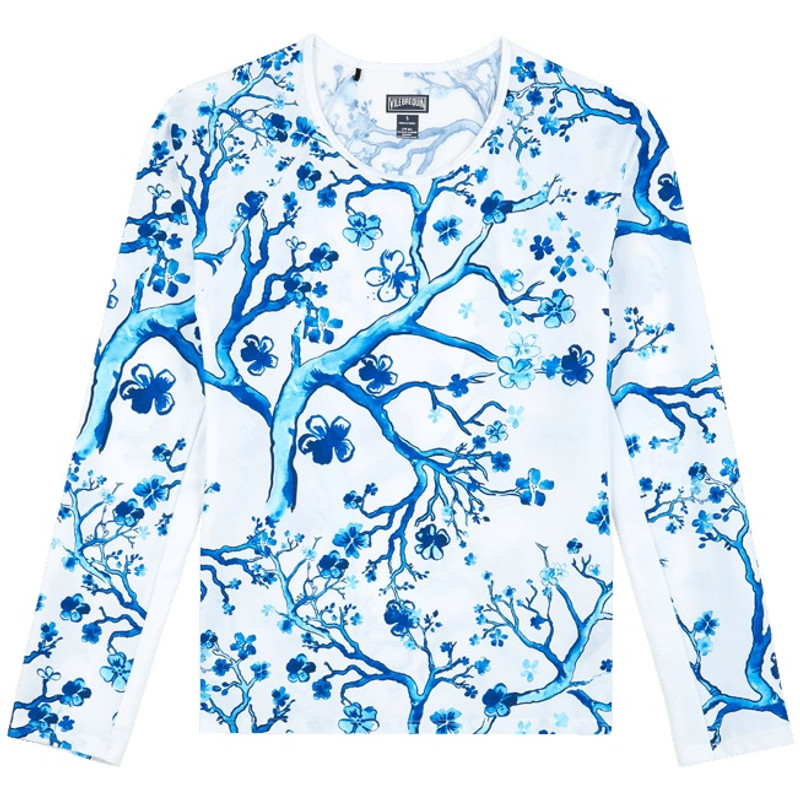 Long Sleeves Women Rashguard Cherry Blossom 1