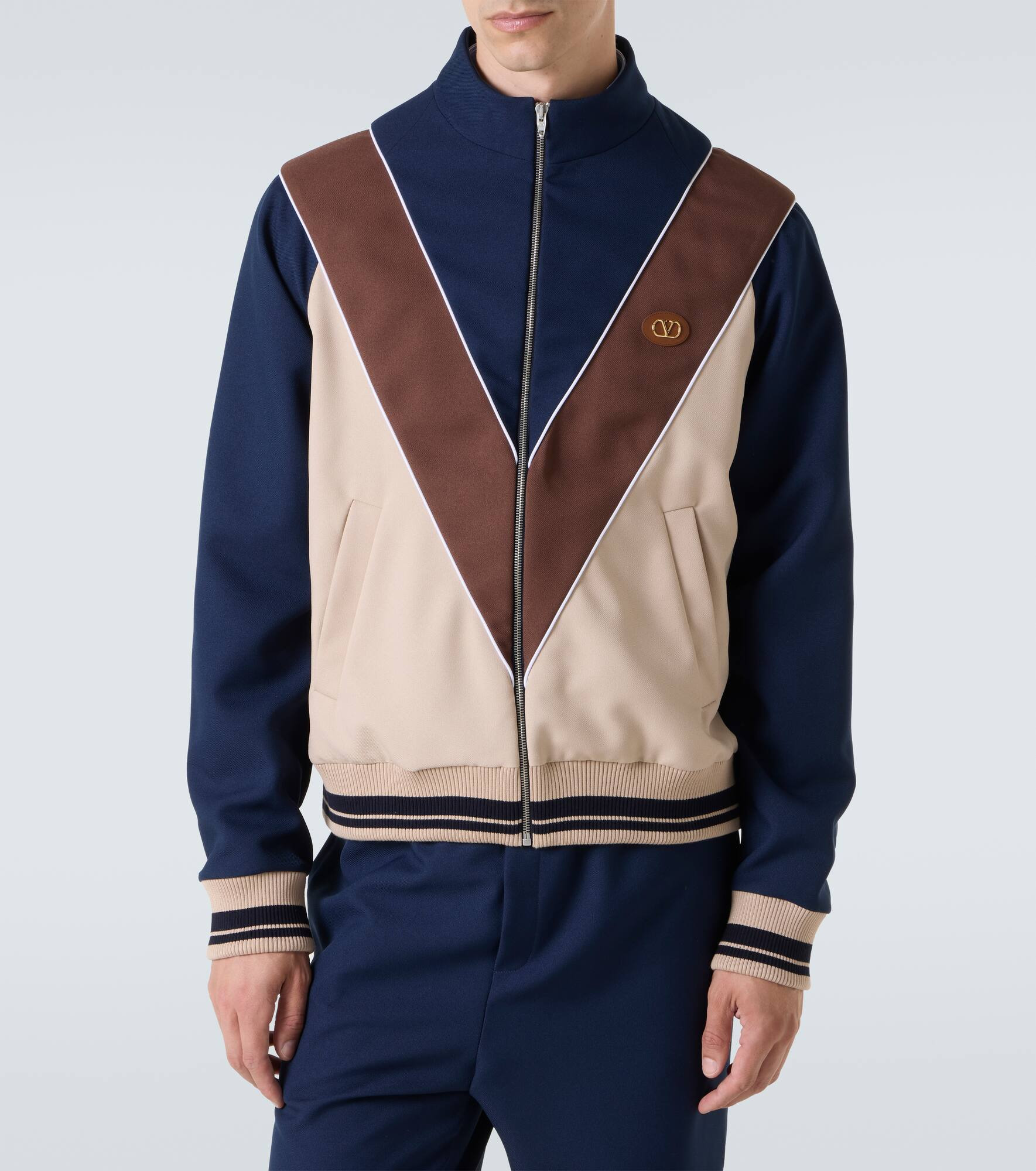 Colorblocked logo zip-up sweatshirt - 3