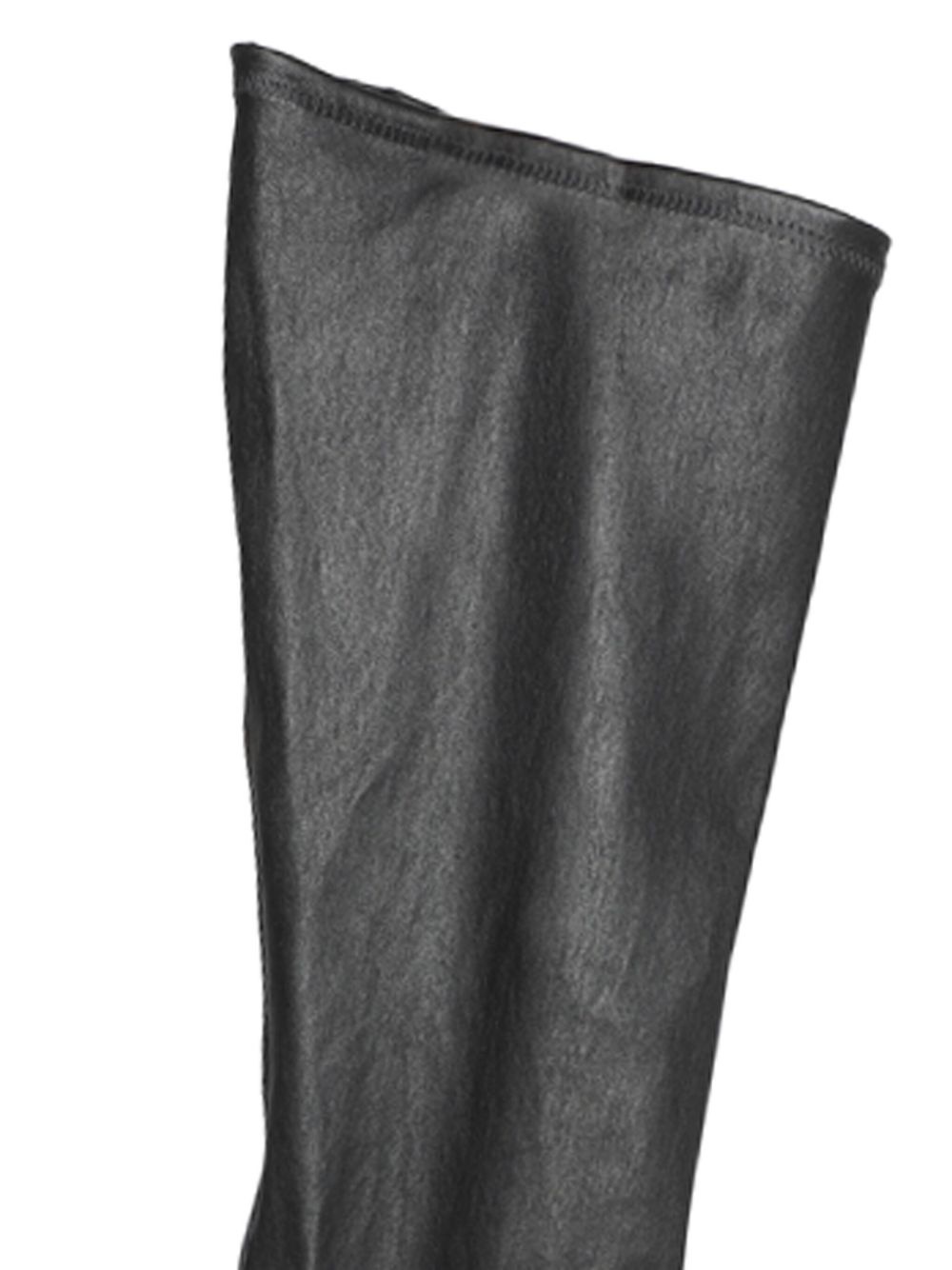 thigh-high leather boots - 2