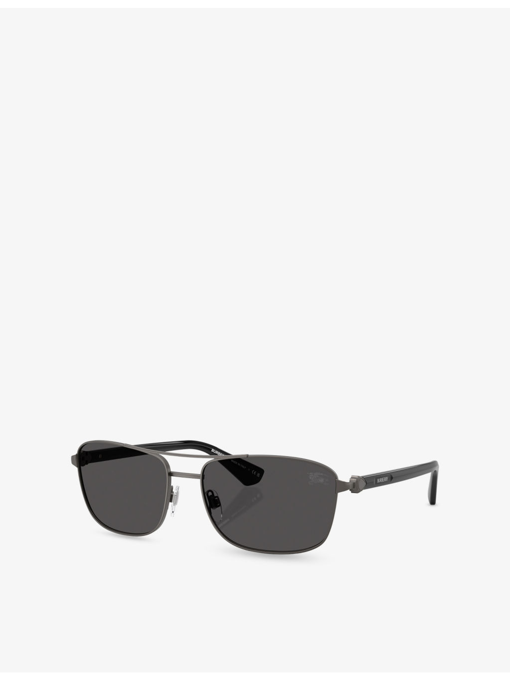 BE3163 Rectangle-Frame Metal Sunglasses - 3