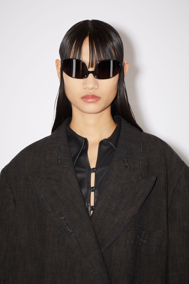 Double-breasted tailored coat - Anthracite grey 5