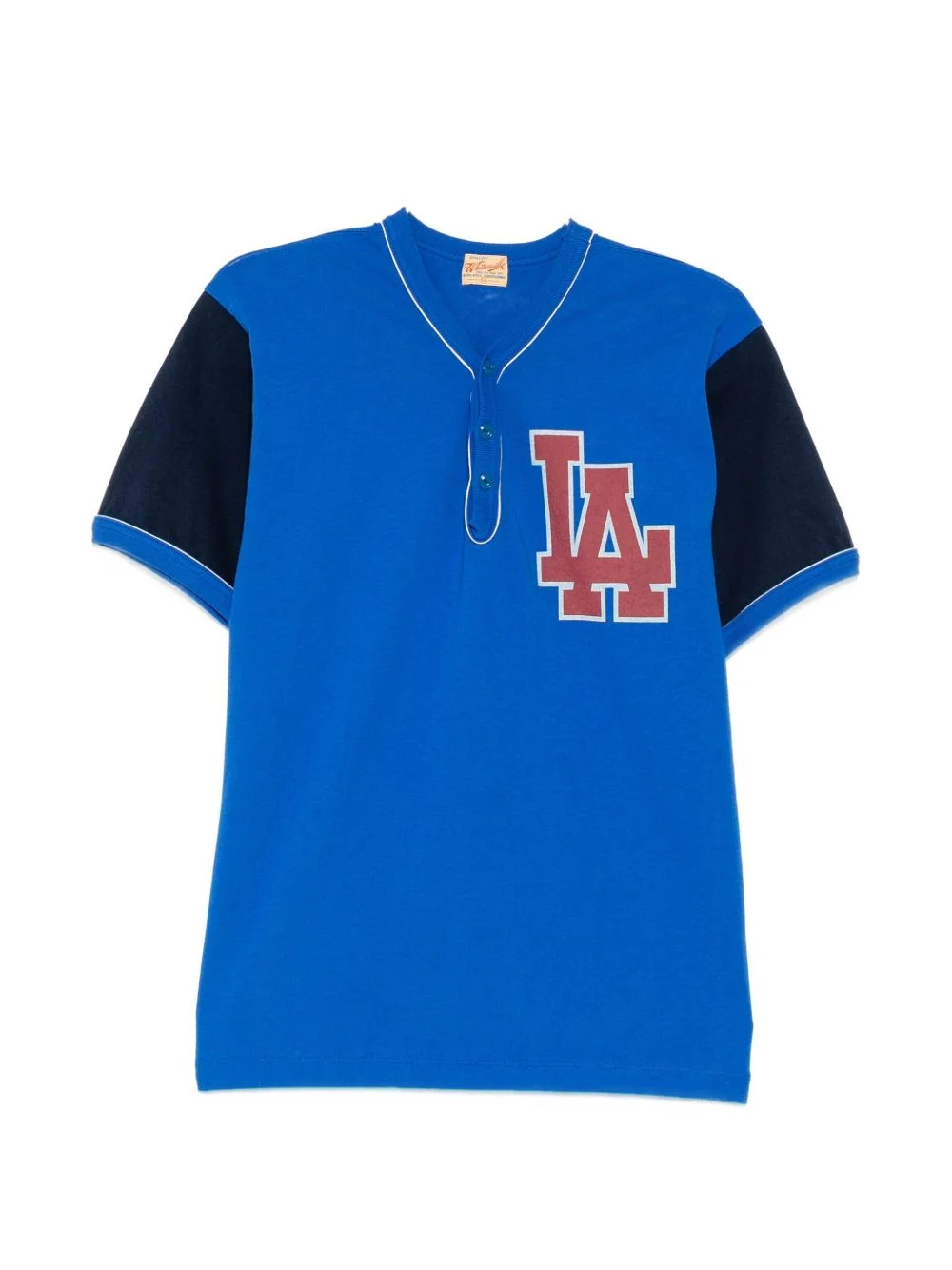 CONTRAST-TRIM SHORT-SLEEVE T-SHIRT - 1