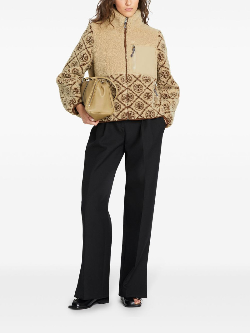 TORY BURCH T Monogram fleece jacket outlook