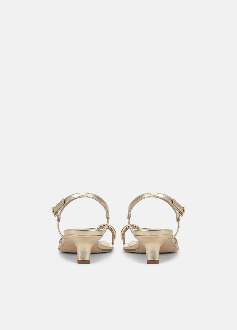 Vince Polli Leather Heeled Toe-Ring Sandal outlook