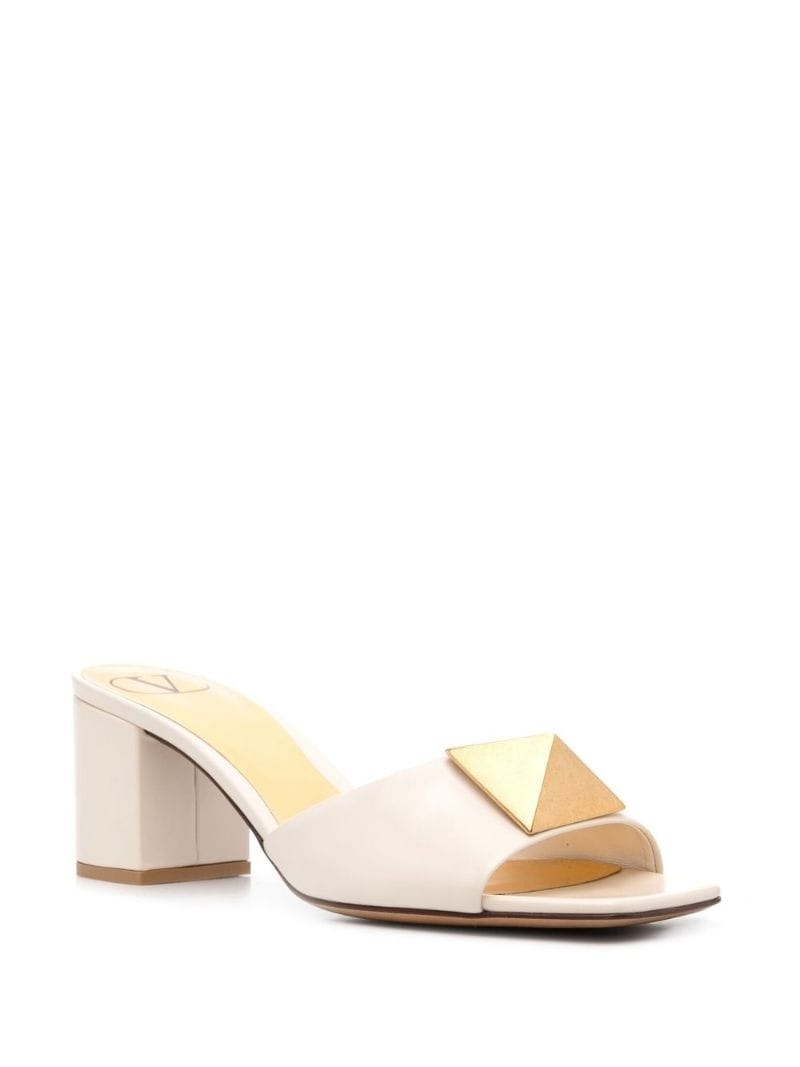 Rockstud-detail open-toe sandals - 2