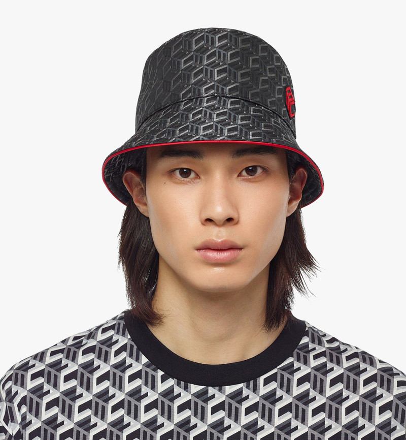 Bucket Hat in Cubic Monogram Jacquard 5