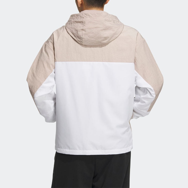 adidas Neo Basketball Windbreaker Jackets 'Beige White' IA6808 - 3