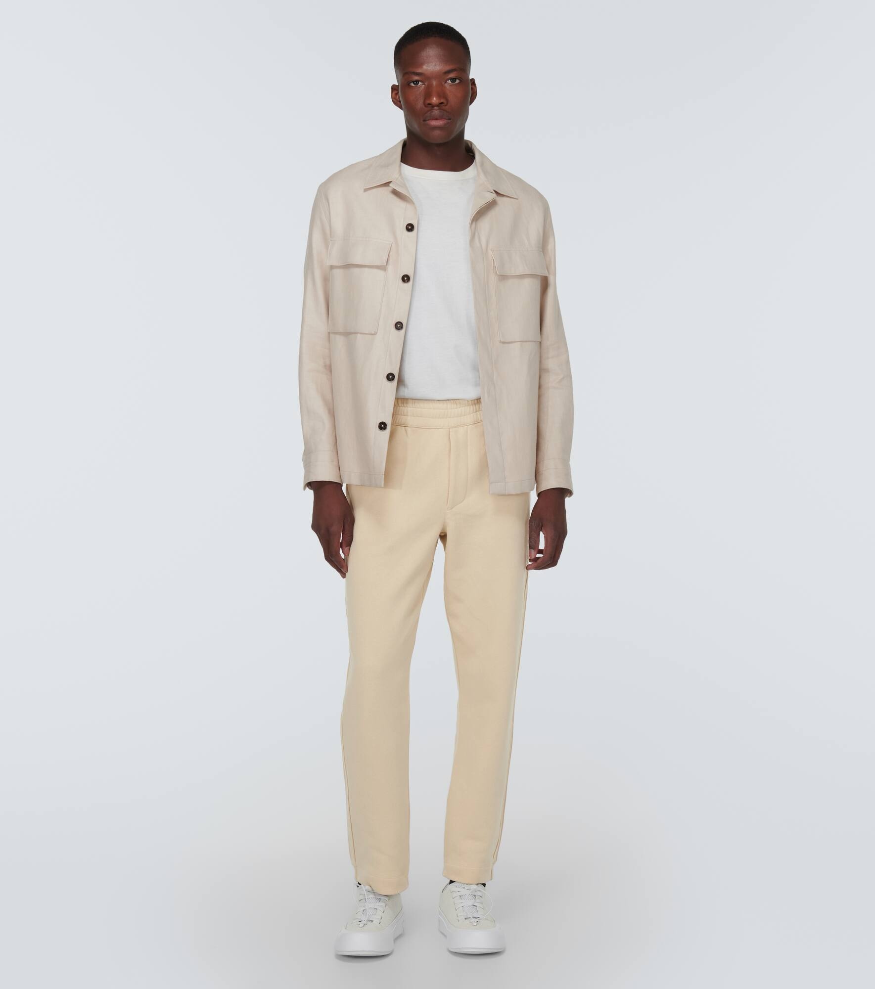 Cotton and cashmere sweatpants - 2