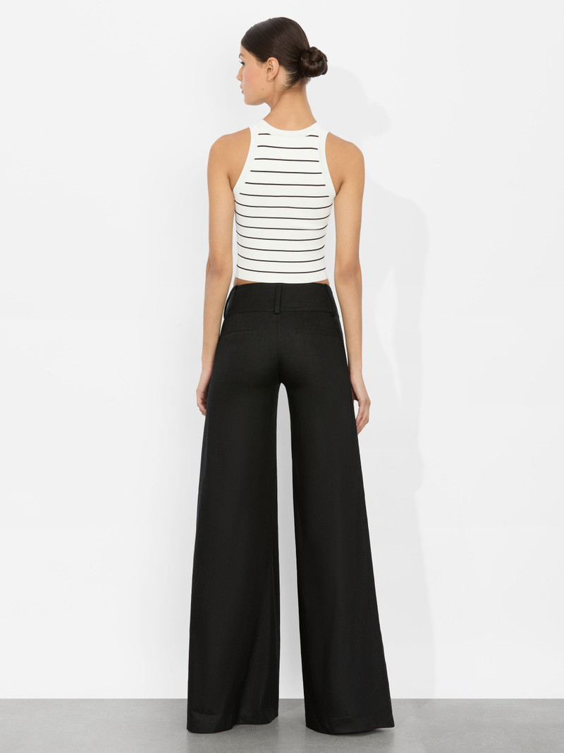 Alice + Olivia OLIVIA LINEN PANT outlook