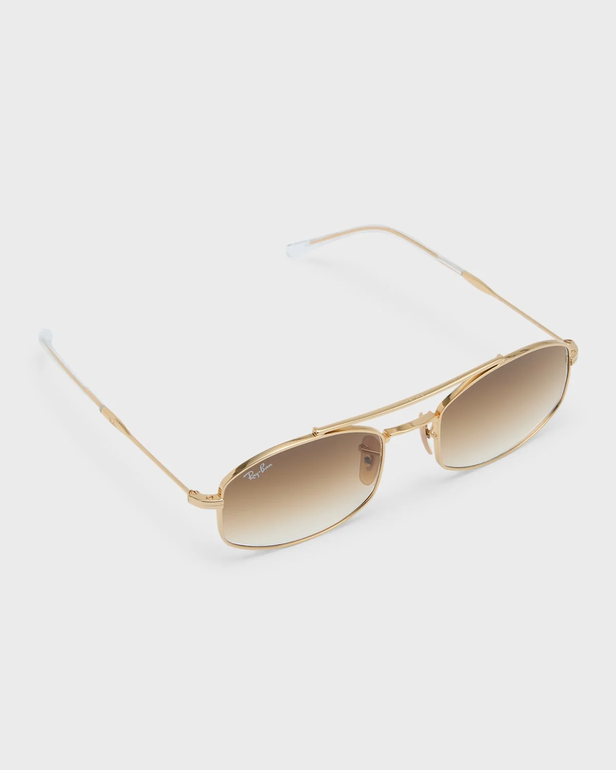 Gradient Metal Aviator Sunglasses, 54MM - 1
