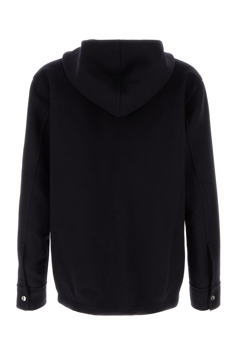 Jil Sander Midnight blue cashmere cardigan outlook