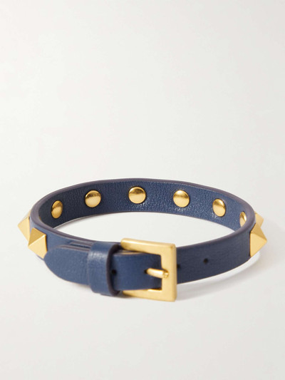 Valentino Valentino Garavani Rockstud Leather Bracelet outlook